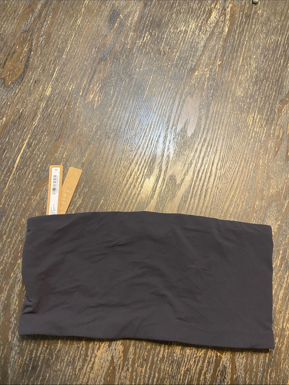 SKIMS Black Fits everybody medium NWT Bandeau